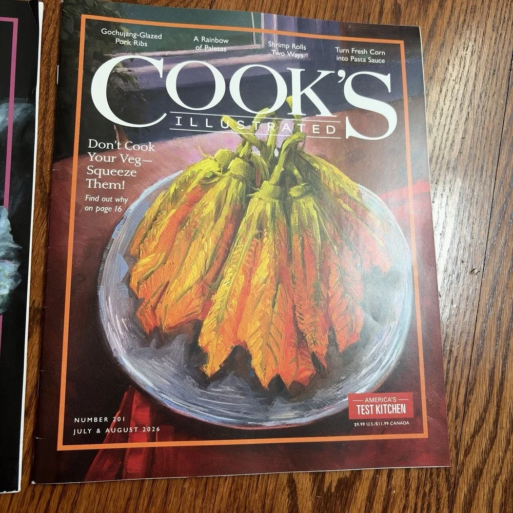 Lot of 2 - Cook's Illustrated Issue #201 & 198 2026 America's Test Kitchen
